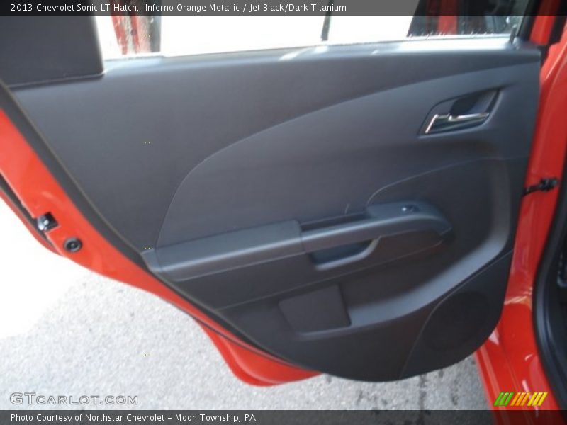 Inferno Orange Metallic / Jet Black/Dark Titanium 2013 Chevrolet Sonic LT Hatch