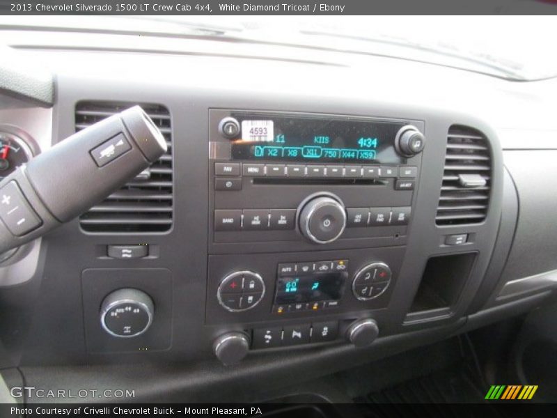 White Diamond Tricoat / Ebony 2013 Chevrolet Silverado 1500 LT Crew Cab 4x4