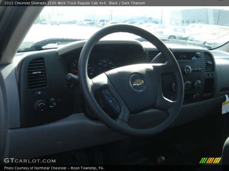 Black / Dark Titanium 2013 Chevrolet Silverado 1500 Work Truck Regular Cab 4x4