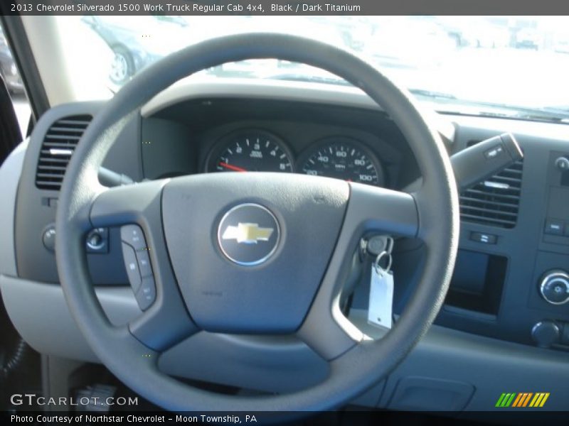 Black / Dark Titanium 2013 Chevrolet Silverado 1500 Work Truck Regular Cab 4x4