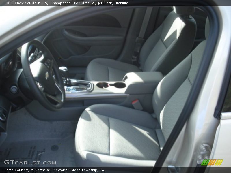 Champagne Silver Metallic / Jet Black/Titanium 2013 Chevrolet Malibu LS