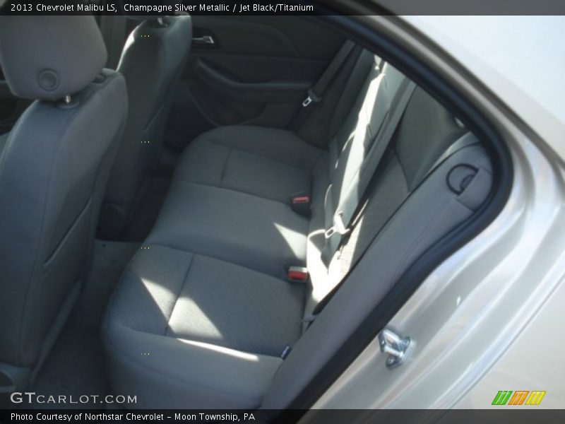 Champagne Silver Metallic / Jet Black/Titanium 2013 Chevrolet Malibu LS