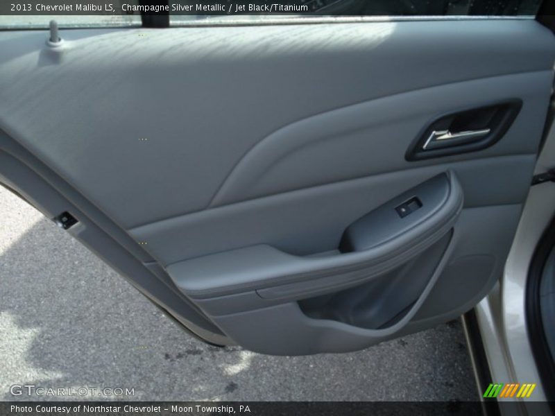 Champagne Silver Metallic / Jet Black/Titanium 2013 Chevrolet Malibu LS
