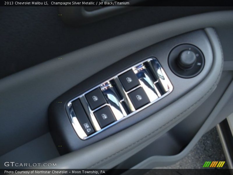 Champagne Silver Metallic / Jet Black/Titanium 2013 Chevrolet Malibu LS
