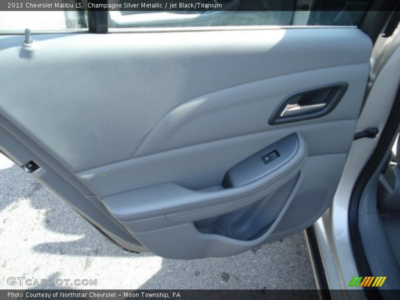 Champagne Silver Metallic / Jet Black/Titanium 2013 Chevrolet Malibu LS