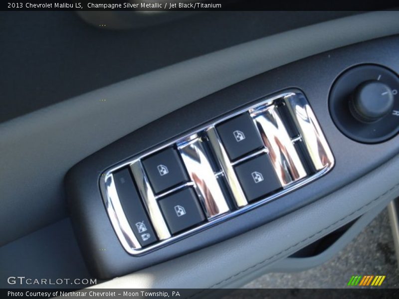 Champagne Silver Metallic / Jet Black/Titanium 2013 Chevrolet Malibu LS