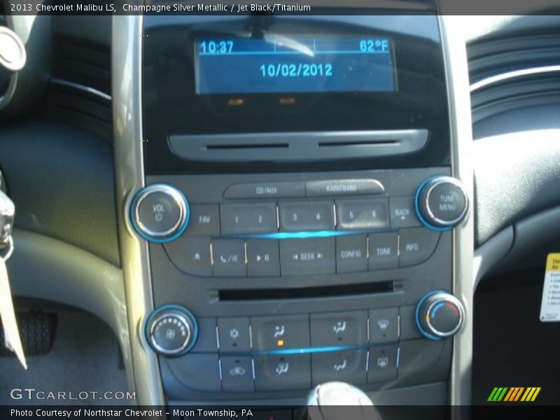 Champagne Silver Metallic / Jet Black/Titanium 2013 Chevrolet Malibu LS