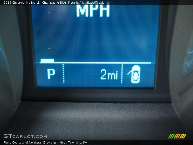 Champagne Silver Metallic / Jet Black/Titanium 2013 Chevrolet Malibu LS