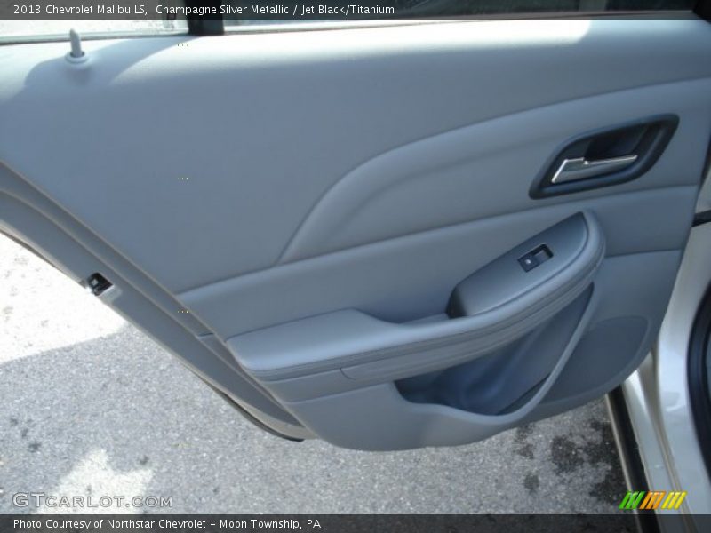 Champagne Silver Metallic / Jet Black/Titanium 2013 Chevrolet Malibu LS