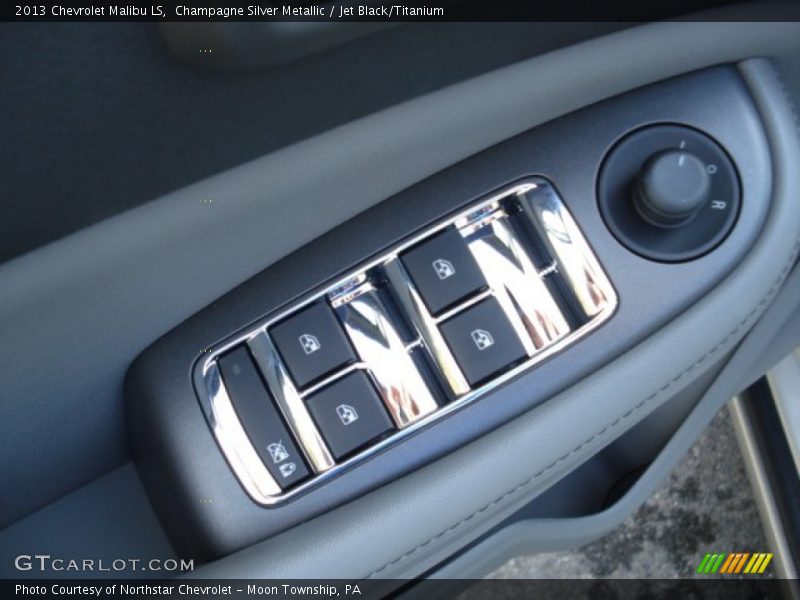 Champagne Silver Metallic / Jet Black/Titanium 2013 Chevrolet Malibu LS