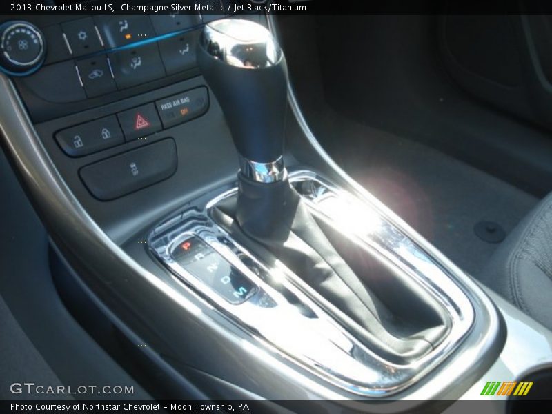 Champagne Silver Metallic / Jet Black/Titanium 2013 Chevrolet Malibu LS