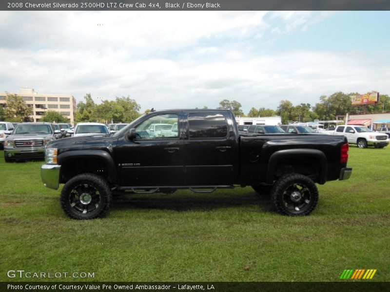 Black / Ebony Black 2008 Chevrolet Silverado 2500HD LTZ Crew Cab 4x4