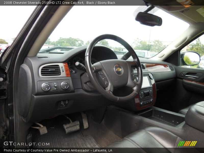 Black / Ebony Black 2008 Chevrolet Silverado 2500HD LTZ Crew Cab 4x4