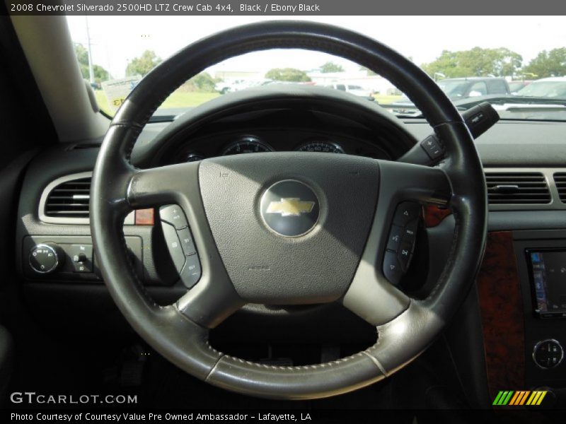 Black / Ebony Black 2008 Chevrolet Silverado 2500HD LTZ Crew Cab 4x4