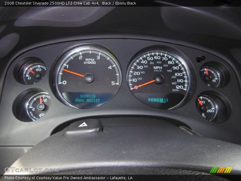 Black / Ebony Black 2008 Chevrolet Silverado 2500HD LTZ Crew Cab 4x4
