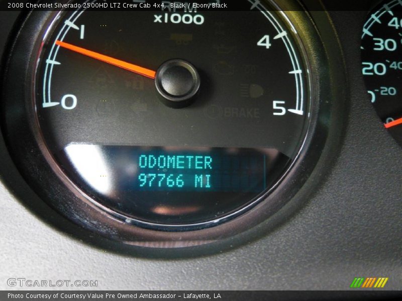 Black / Ebony Black 2008 Chevrolet Silverado 2500HD LTZ Crew Cab 4x4