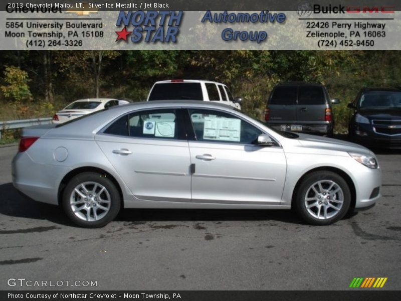 Silver Ice Metallic / Jet Black 2013 Chevrolet Malibu LT