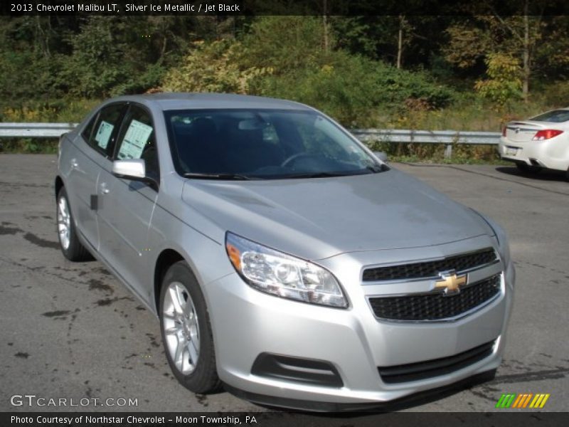 Silver Ice Metallic / Jet Black 2013 Chevrolet Malibu LT