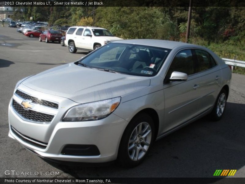 Silver Ice Metallic / Jet Black 2013 Chevrolet Malibu LT