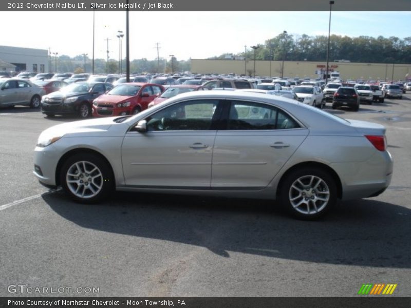 Silver Ice Metallic / Jet Black 2013 Chevrolet Malibu LT