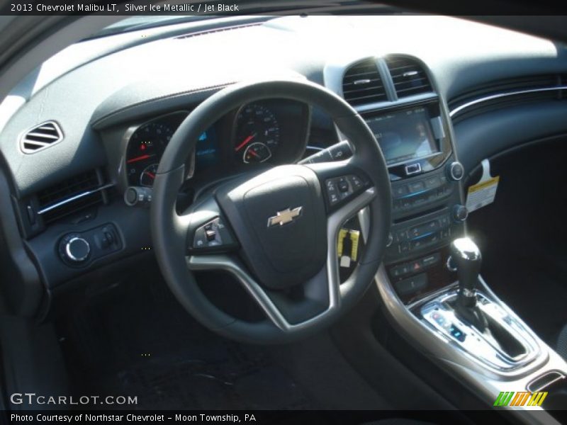 Silver Ice Metallic / Jet Black 2013 Chevrolet Malibu LT