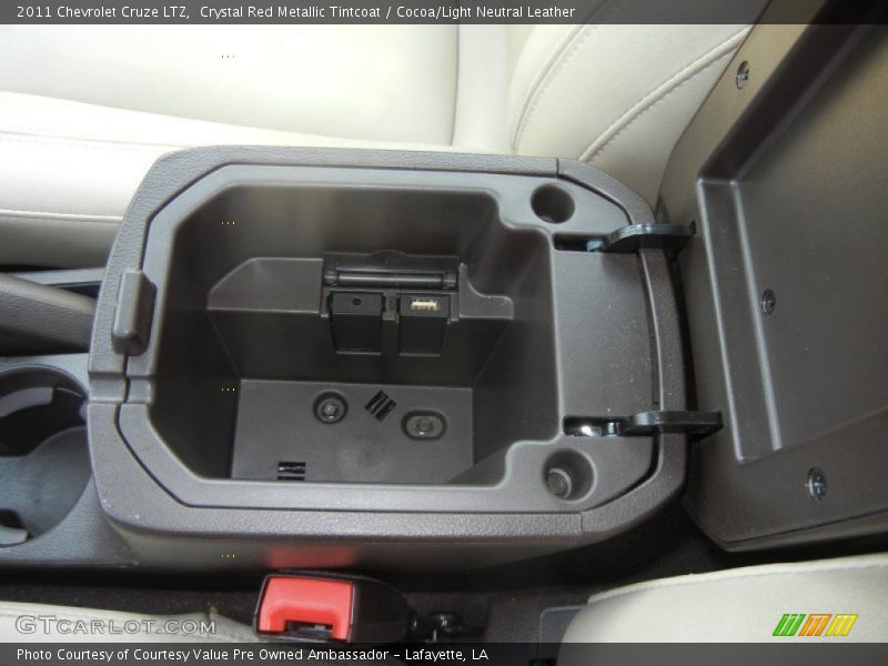 Crystal Red Metallic Tintcoat / Cocoa/Light Neutral Leather 2011 Chevrolet Cruze LTZ