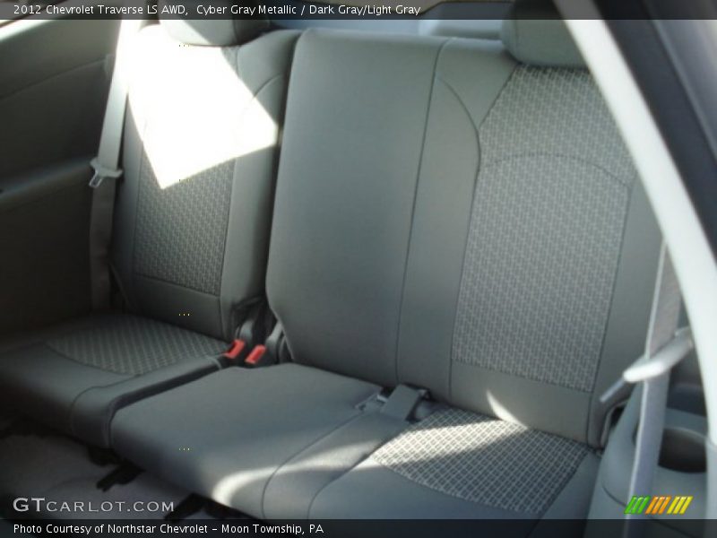 Cyber Gray Metallic / Dark Gray/Light Gray 2012 Chevrolet Traverse LS AWD