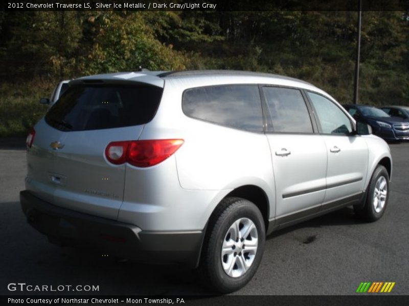 Silver Ice Metallic / Dark Gray/Light Gray 2012 Chevrolet Traverse LS