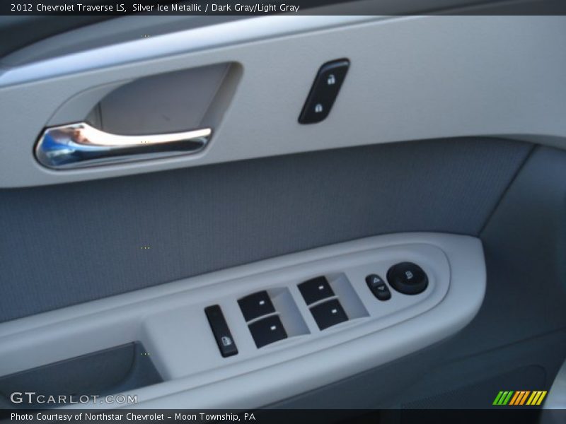 Silver Ice Metallic / Dark Gray/Light Gray 2012 Chevrolet Traverse LS