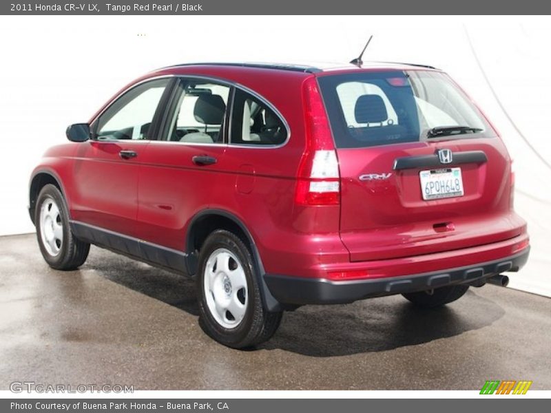 Tango Red Pearl / Black 2011 Honda CR-V LX
