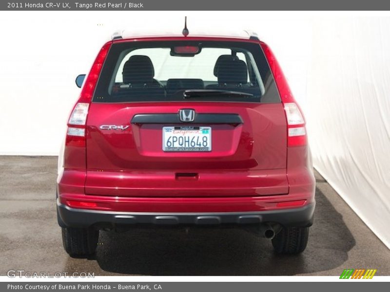 Tango Red Pearl / Black 2011 Honda CR-V LX