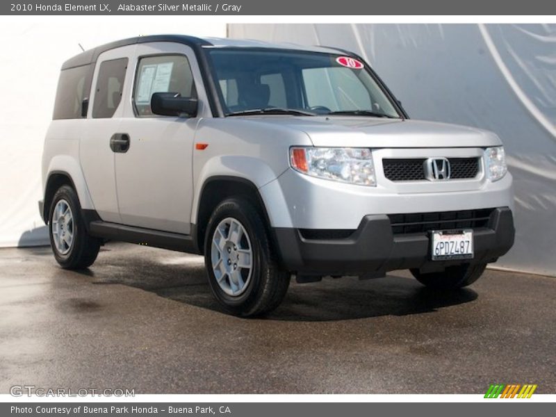 Alabaster Silver Metallic / Gray 2010 Honda Element LX