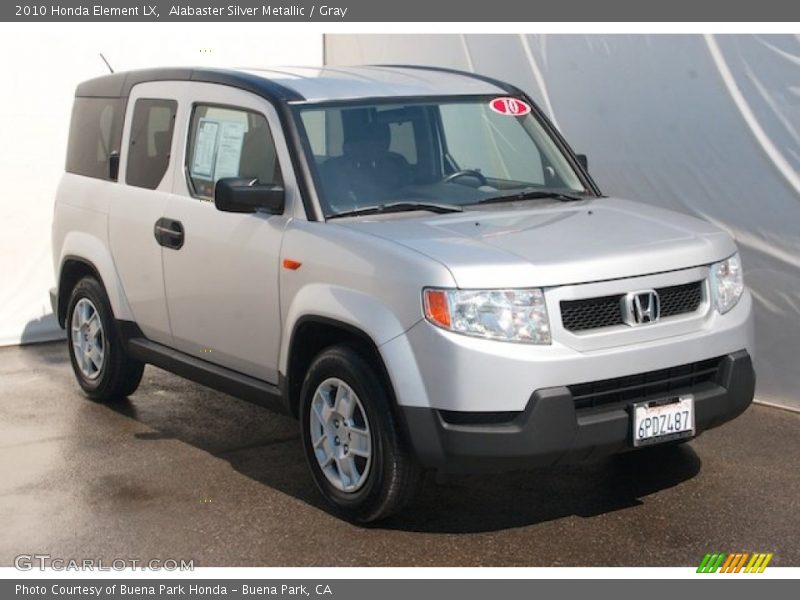 Alabaster Silver Metallic / Gray 2010 Honda Element LX