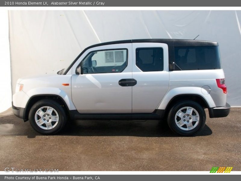 Alabaster Silver Metallic / Gray 2010 Honda Element LX