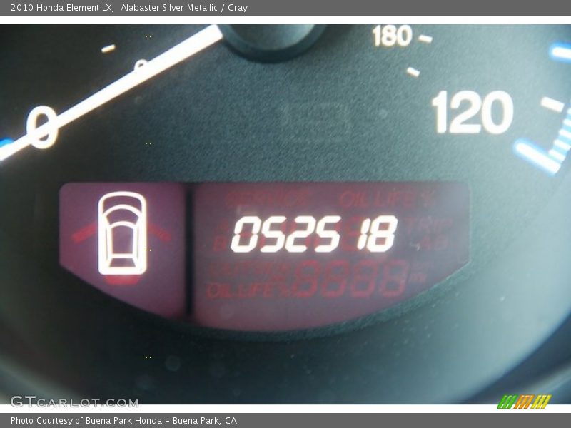 Alabaster Silver Metallic / Gray 2010 Honda Element LX