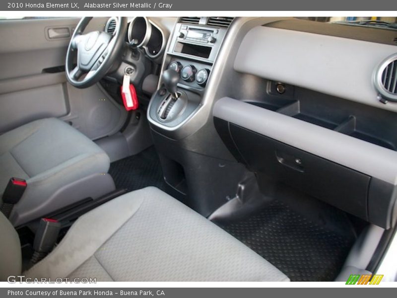 Alabaster Silver Metallic / Gray 2010 Honda Element LX