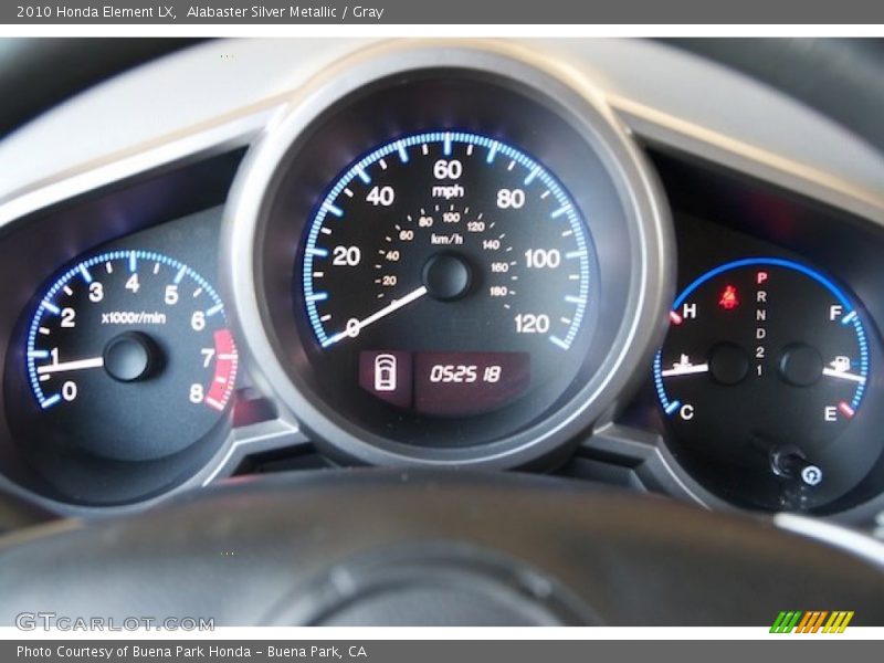 Alabaster Silver Metallic / Gray 2010 Honda Element LX