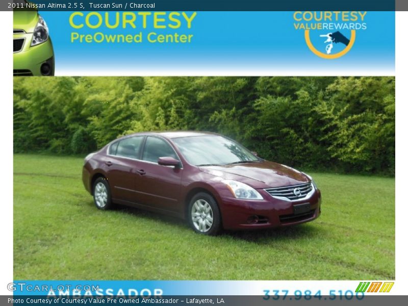 Tuscan Sun / Charcoal 2011 Nissan Altima 2.5 S