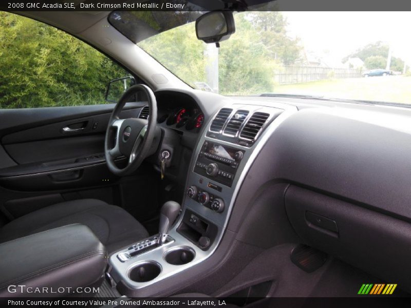 Dark Crimson Red Metallic / Ebony 2008 GMC Acadia SLE