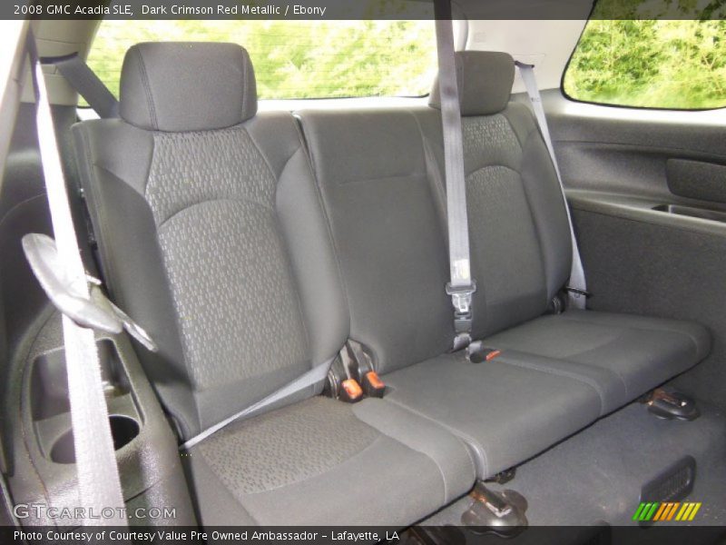 Dark Crimson Red Metallic / Ebony 2008 GMC Acadia SLE