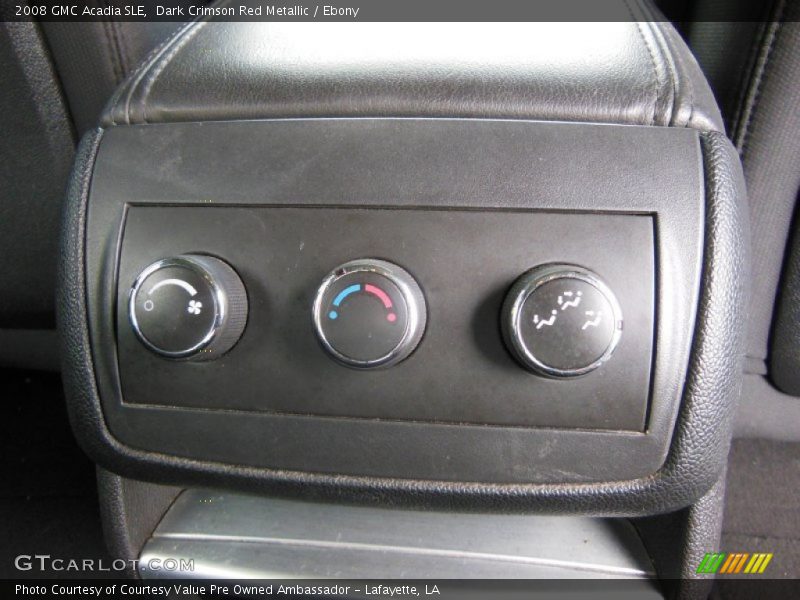 Dark Crimson Red Metallic / Ebony 2008 GMC Acadia SLE