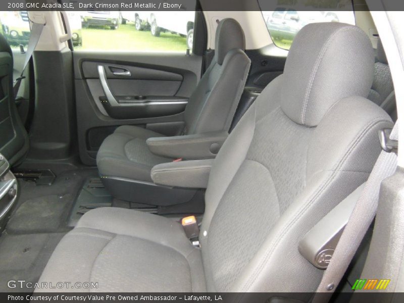 Dark Crimson Red Metallic / Ebony 2008 GMC Acadia SLE