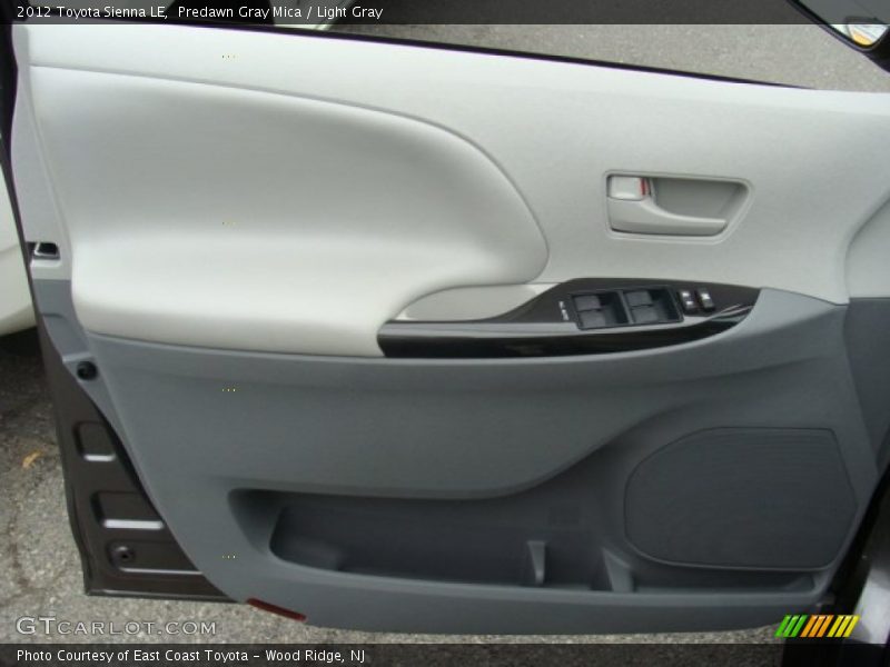 Predawn Gray Mica / Light Gray 2012 Toyota Sienna LE