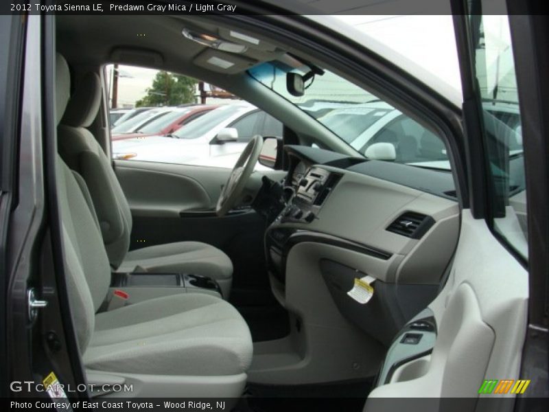Predawn Gray Mica / Light Gray 2012 Toyota Sienna LE
