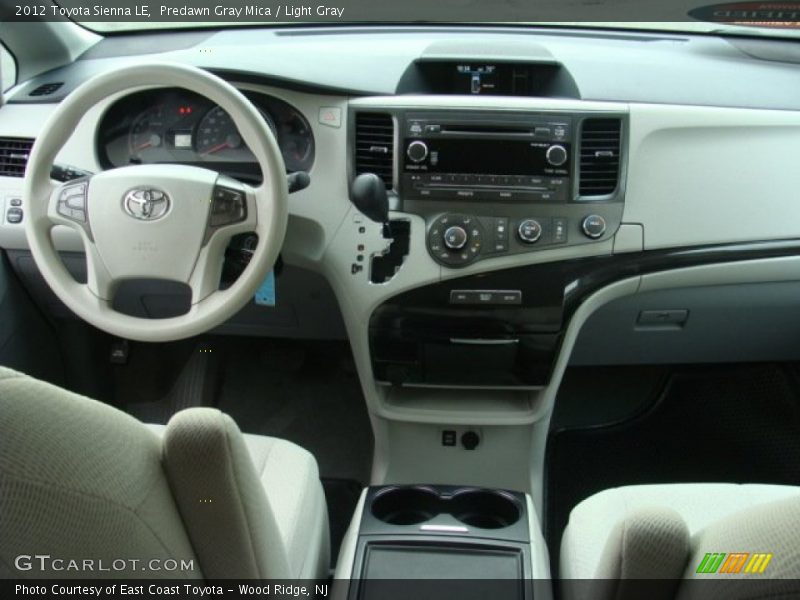 Predawn Gray Mica / Light Gray 2012 Toyota Sienna LE