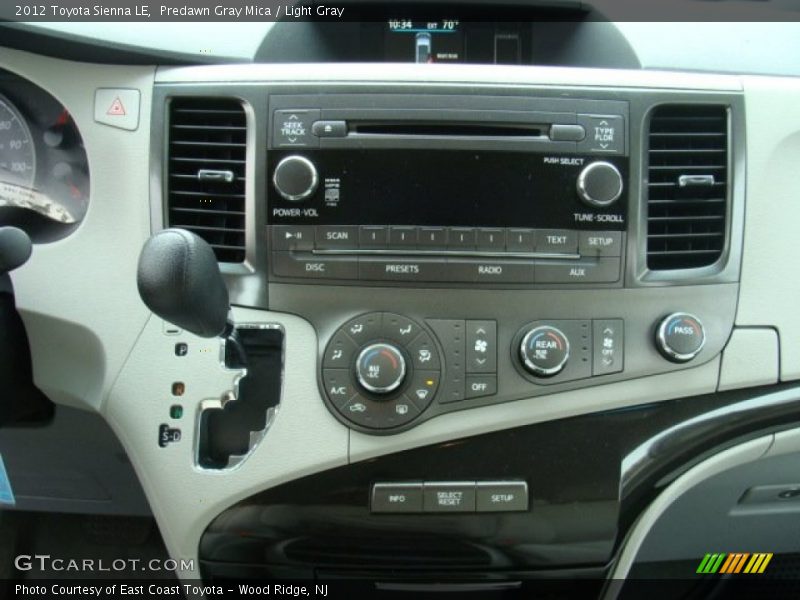Predawn Gray Mica / Light Gray 2012 Toyota Sienna LE