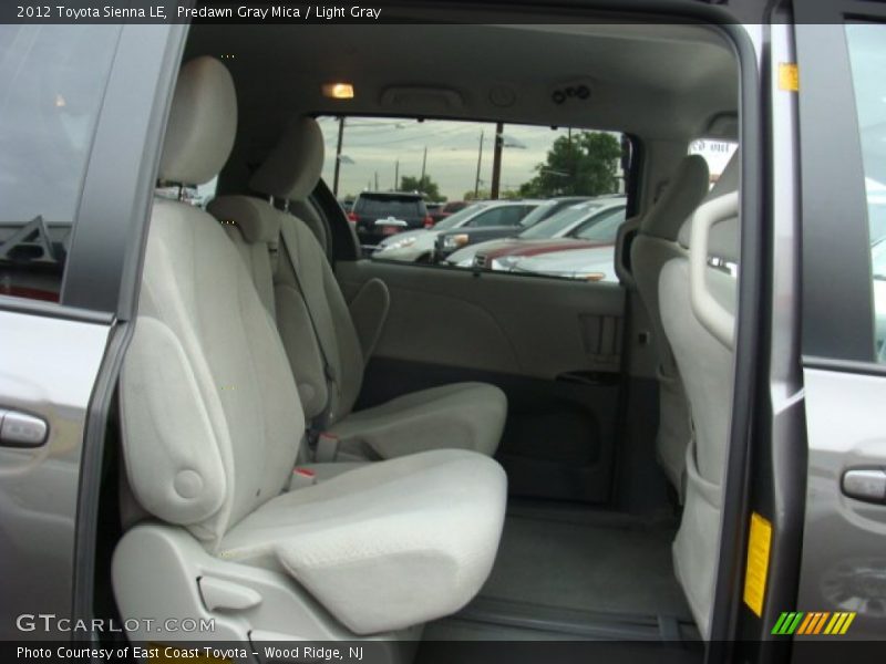 Predawn Gray Mica / Light Gray 2012 Toyota Sienna LE