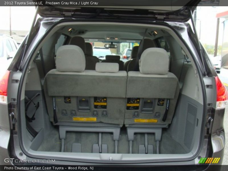 Predawn Gray Mica / Light Gray 2012 Toyota Sienna LE