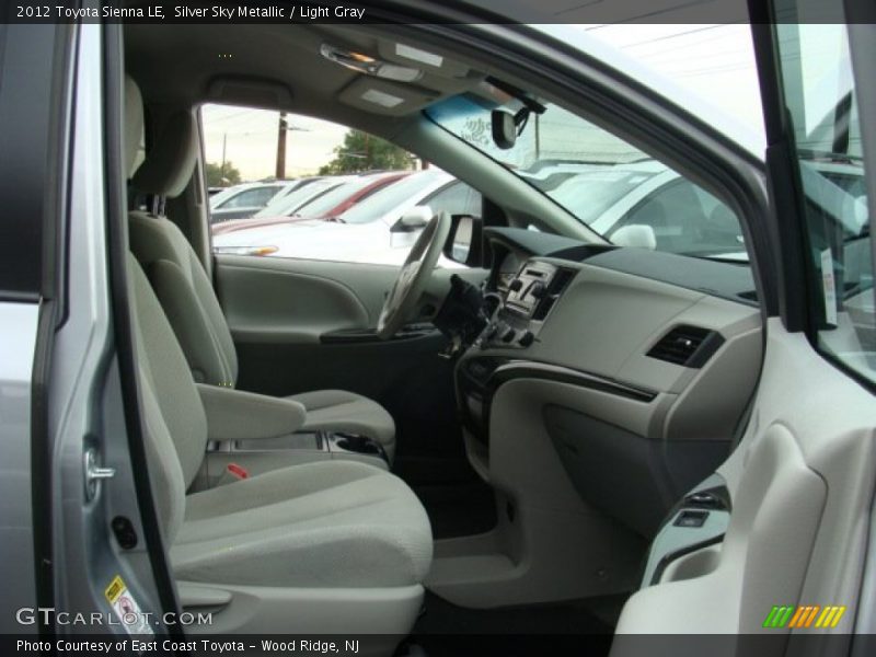 Silver Sky Metallic / Light Gray 2012 Toyota Sienna LE