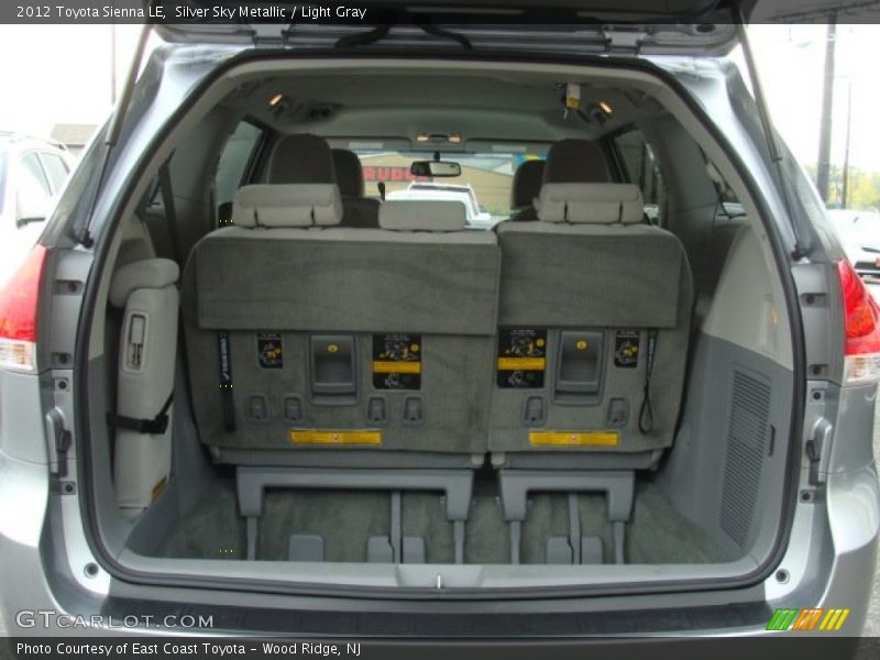 Silver Sky Metallic / Light Gray 2012 Toyota Sienna LE